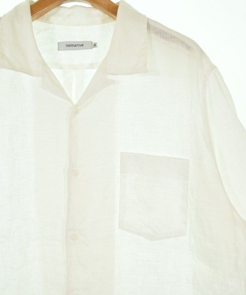 nonnative（ノンネイティブ）カジュアルシャツ 白 サイズ:4(XXL位) メンズ/2200720136081