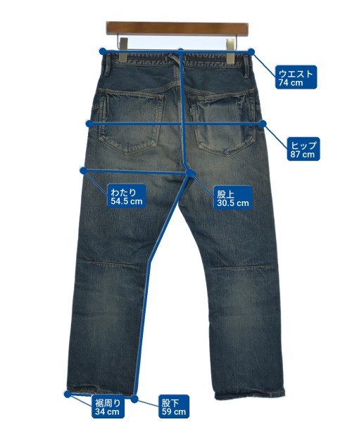 nonnative（ノンネイティブ）デニムパンツ 青 サイズ:0(S位) メンズ/2200722304051