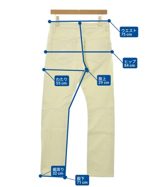 nonnative（ノンネイティブ）デニムパンツ 白 サイズ:0(S位) メンズ/2200722304099