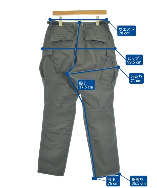 nonnative（ノンネイティブ）カーゴパンツ グレー サイズ:1(M位) メンズ/2200722304167