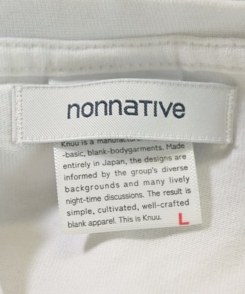 nonnative（ノンネイティブ）Tシャツ・カットソー 白 サイズ:L メンズ/2200722304259