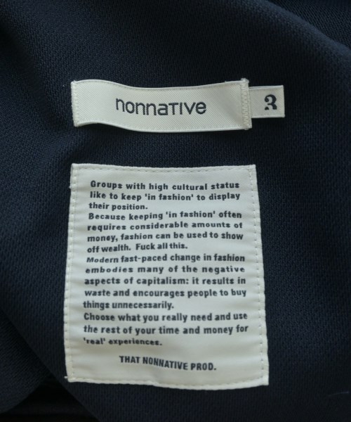 nonnative（ノンネイティブ）その他 紺 サイズ:3(XL位) メンズ/2200721265018