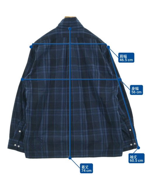 nonnative（ノンネイティブ）カジュアルシャツ 紺 サイズ:1(M位) メンズ/2200725203030