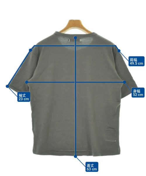 nonnative（ノンネイティブ）Tシャツ・カットソー グレー サイズ:1(M位) メンズ/2200725560010