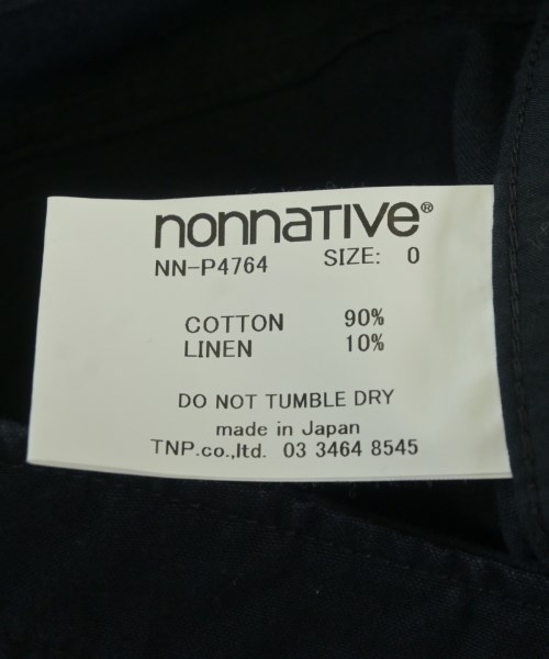 nonnative（ノンネイティブ）チノパン 黒 サイズ:0(S位) メンズ/2200725560034