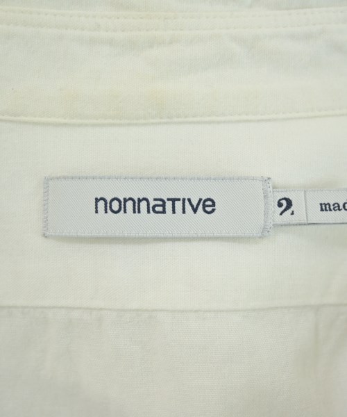 nonnative（ノンネイティブ）カジュアルシャツ 白 サイズ:2(L位) メンズ/2200725841065
