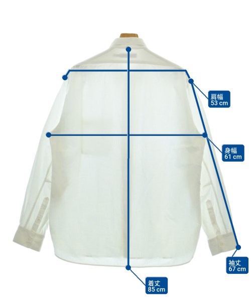 nonnative（ノンネイティブ）カジュアルシャツ 白 サイズ:2(L位) メンズ/2200725841065