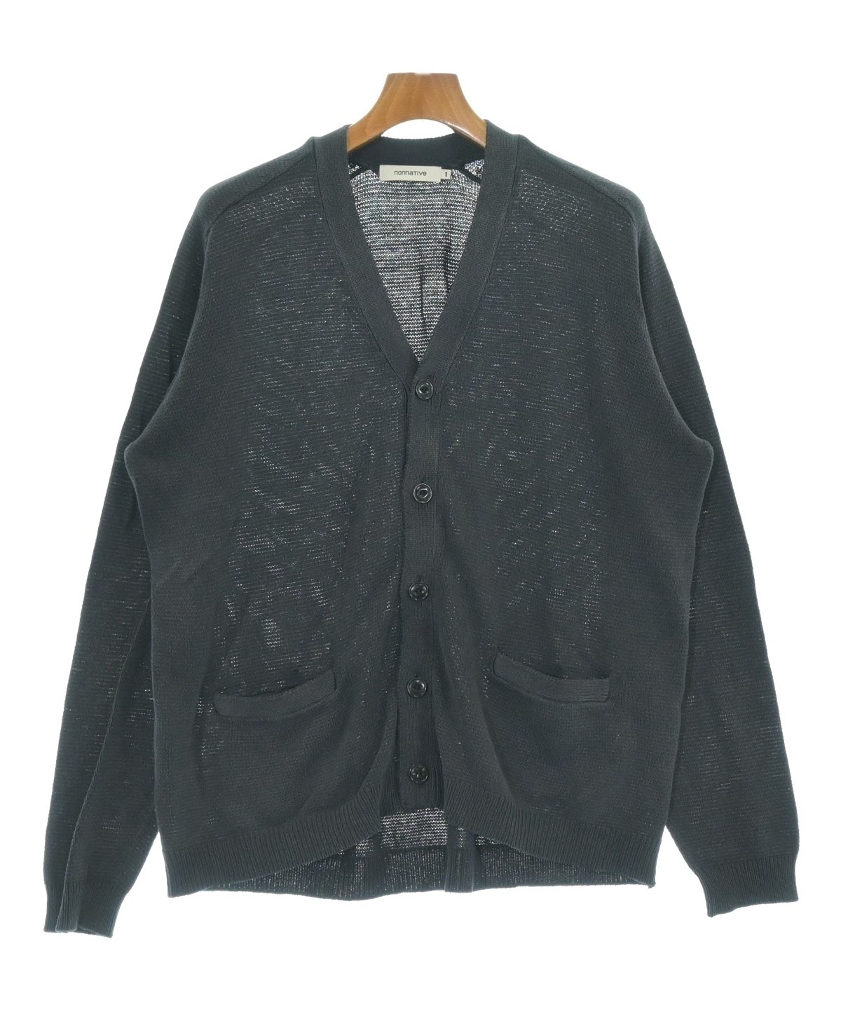 ノンネイティブ　カーディガン　サイズ1　黒　nonnative nonnative（ノンネイティブ）カーディガン 紺 サイズ:1(M位) メンズ