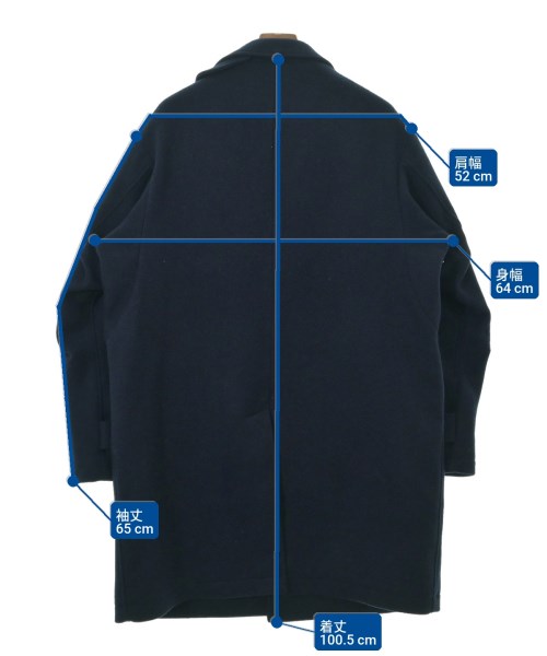 nonnative（ノンネイティブ）チェスターコート 紺 サイズ:2(L位) メンズ/2200682806046