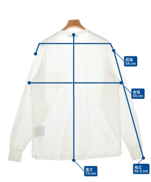nonnative（ノンネイティブ）Tシャツ・カットソー 白 サイズ:3(XL位) メンズ/2200674294127