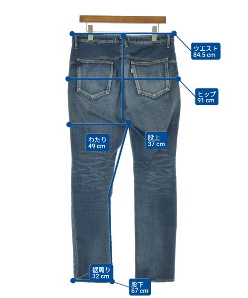 nonnative（ノンネイティブ）デニムパンツ 紺 サイズ:2(L位) メンズ/2200685498026