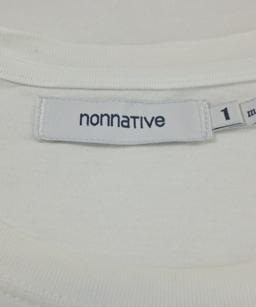 nonnative（ノンネイティブ）Tシャツ・カットソー 白 サイズ:1(M位) メンズ/2200681040038