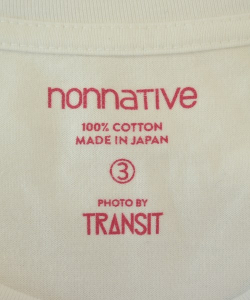 nonnative（ノンネイティブ）Tシャツ・カットソー 白 サイズ:3(XL位) メンズ/2200682791021