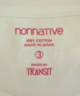 nonnative（ノンネイティブ）Tシャツ・カットソー 白 サイズ:3(XL位) メンズ/2200682791021