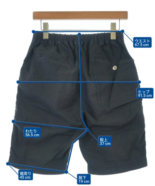 nonnative（ノンネイティブ）ショートパンツ 紺 サイズ:0(S位) メンズ/2200690702088