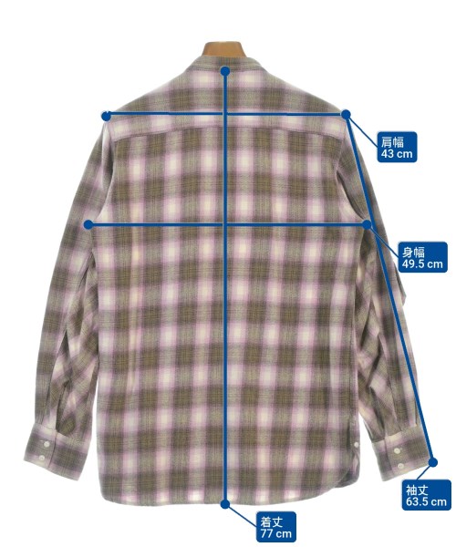nonnative（ノンネイティブ）カジュアルシャツ ピンク サイズ:1(M位) メンズ/2200690702095