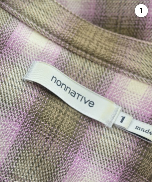 nonnative（ノンネイティブ）カジュアルシャツ ピンク サイズ:1(M位) メンズ/2200690702095