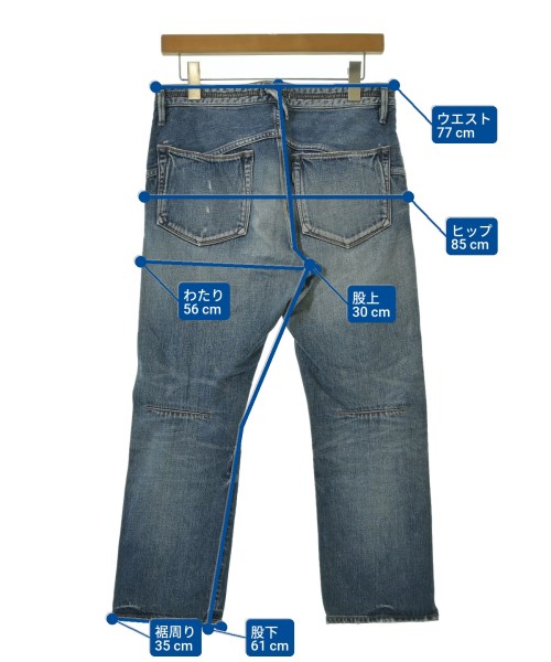 nonnative（ノンネイティブ）デニムパンツ 青 サイズ:1(M位) メンズ/2200688073114