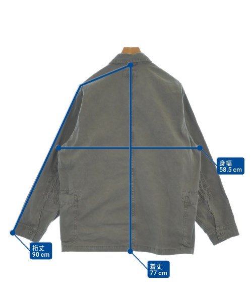 hobo（ホーボー）カバーオール グレー サイズ:L メンズ/2200637858199