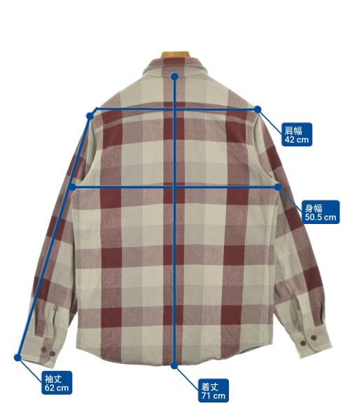 Mountain Research（マウンテン　リサーチ）カジュアルシャツ 赤 サイズ:L メンズ/2200531089132