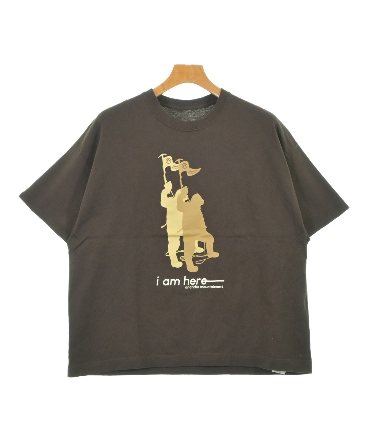 Mountain Research マウンテン　リサーチ Tシャツ・カットソー メンズ 【古着】【中古】 Mountain Research（マウンテン リサーチ）Tシャツ・カットソー 茶
