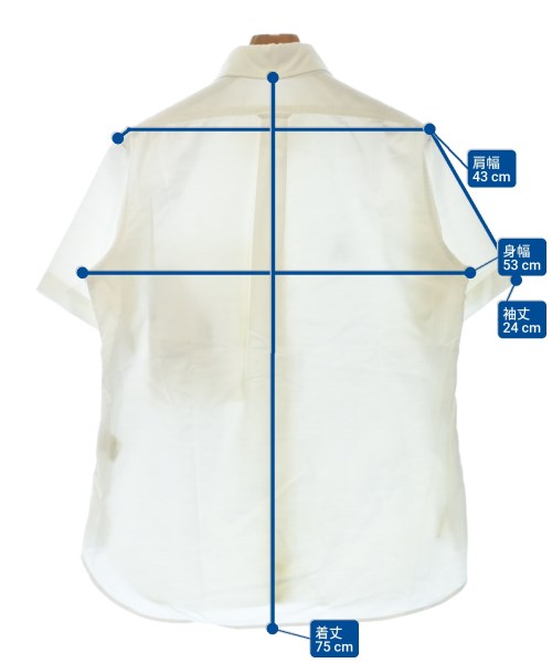 Mountain Research（マウンテン　リサーチ）カジュアルシャツ 白 サイズ:M メンズ/2200626772215