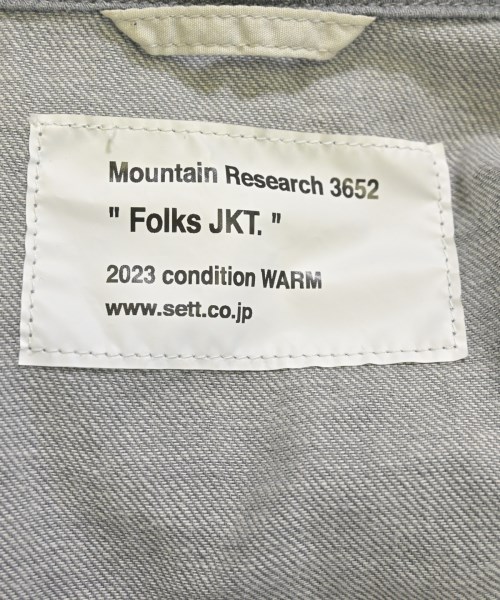 Mountain Research（マウンテン　リサーチ）テーラードジャケット グレー サイズ:L メンズ/2200646236070
