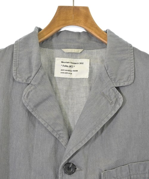 Mountain Research（マウンテン　リサーチ）テーラードジャケット グレー サイズ:L メンズ/2200646236070