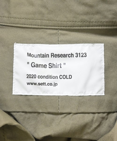Mountain Research（マウンテン　リサーチ）カジュアルシャツ カーキ サイズ:XL メンズ/2200707514147