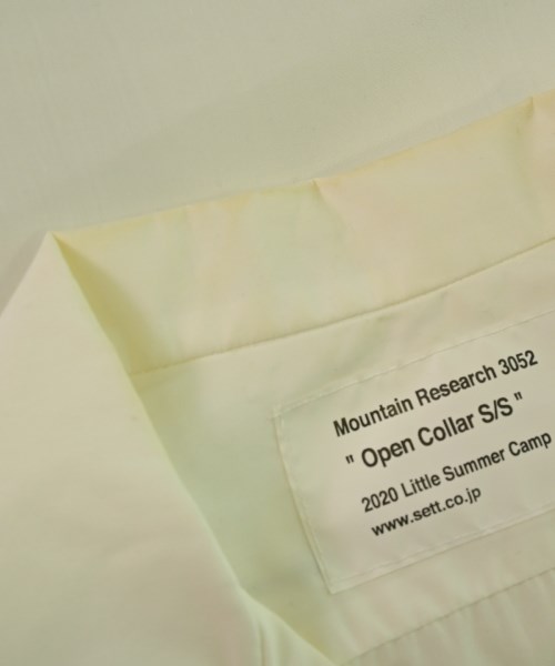 Mountain Research（マウンテン　リサーチ）カジュアルシャツ 白 サイズ:M メンズ/2200648340034