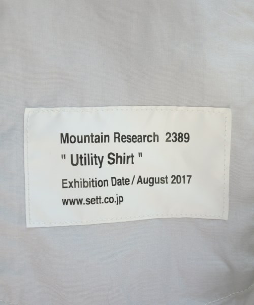 Mountain Research（マウンテン　リサーチ）カジュアルシャツ グレー サイズ:M メンズ/2200721772035