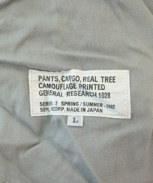 GENERAL RESEARCH（ジェネラルリサーチ）カーゴパンツ 白 サイズ:L メンズ/2200653813943