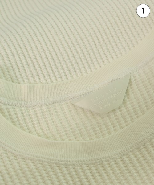 UNUSED（アンユーズド）Tシャツ・カットソー 白 サイズ:0(XS位) メンズ/2200619435172