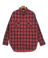 UNUSED（アンユーズド）カジュアルシャツ 赤 サイズ:3(L位) メンズ/2200622109275