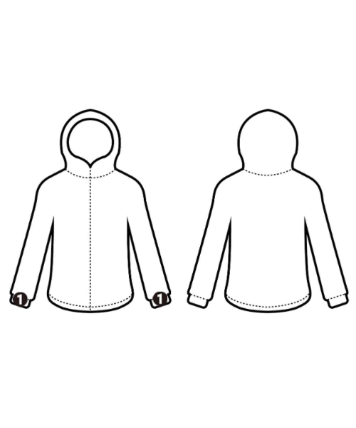 UNUSED（アンユーズド）パーカー 黒 サイズ:2(M位) メンズ/2200636801073