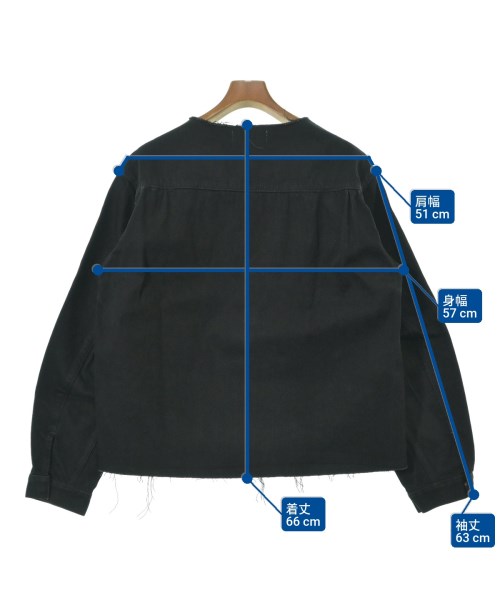 UNUSED（アンユーズド）カジュアルジャケット 黒 サイズ:3(L位) メンズ/2200637824033