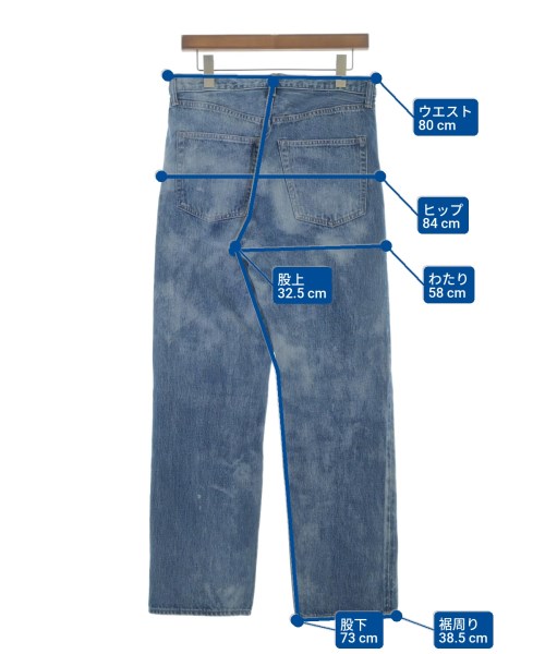 UNUSED（アンユーズド）デニムパンツ 青 サイズ:2(M位) メンズ/2200639401249