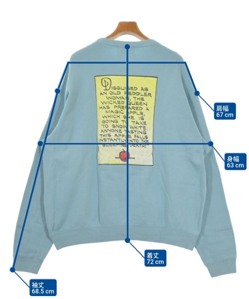 UNUSED（アンユーズド）スウェット 青 サイズ:3(L位) メンズ/2200632546077