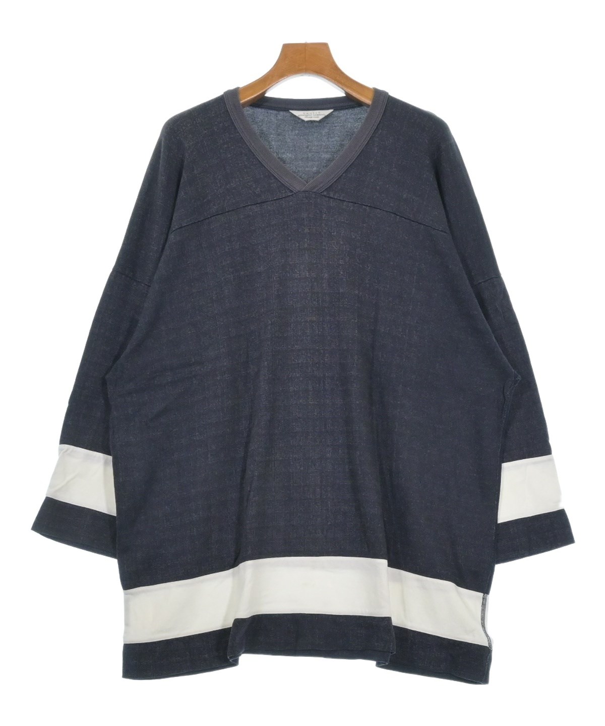 UNUSED（アンユーズド）Tシャツ・カットソー 紺 サイズ:3(L位) メンズ