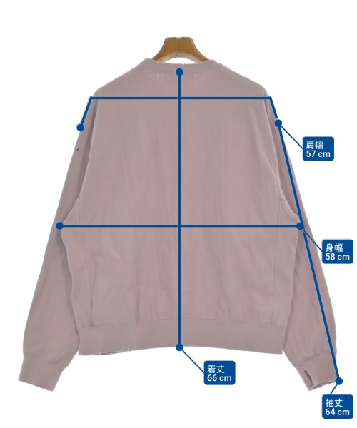 UNUSED（アンユーズド）スウェット ピンク サイズ:3(L位) メンズ/2200627725098