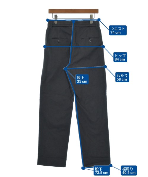 UNUSED（アンユーズド）スラックス グレー サイズ:0(XS位) メンズ/2200641770012