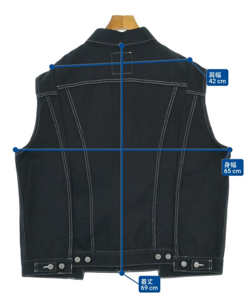 UNUSED（アンユーズド）デニムジャケット 黒 サイズ:4(XL位) メンズ/2200643363151