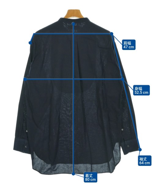 UNUSED（アンユーズド）カジュアルシャツ 紺 サイズ:3(XL位) メンズ