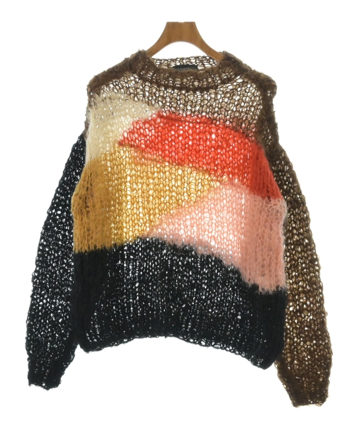 UNUSED（アンユーズド）ニット・セーター 茶 サイズ:3(L位) メンズ