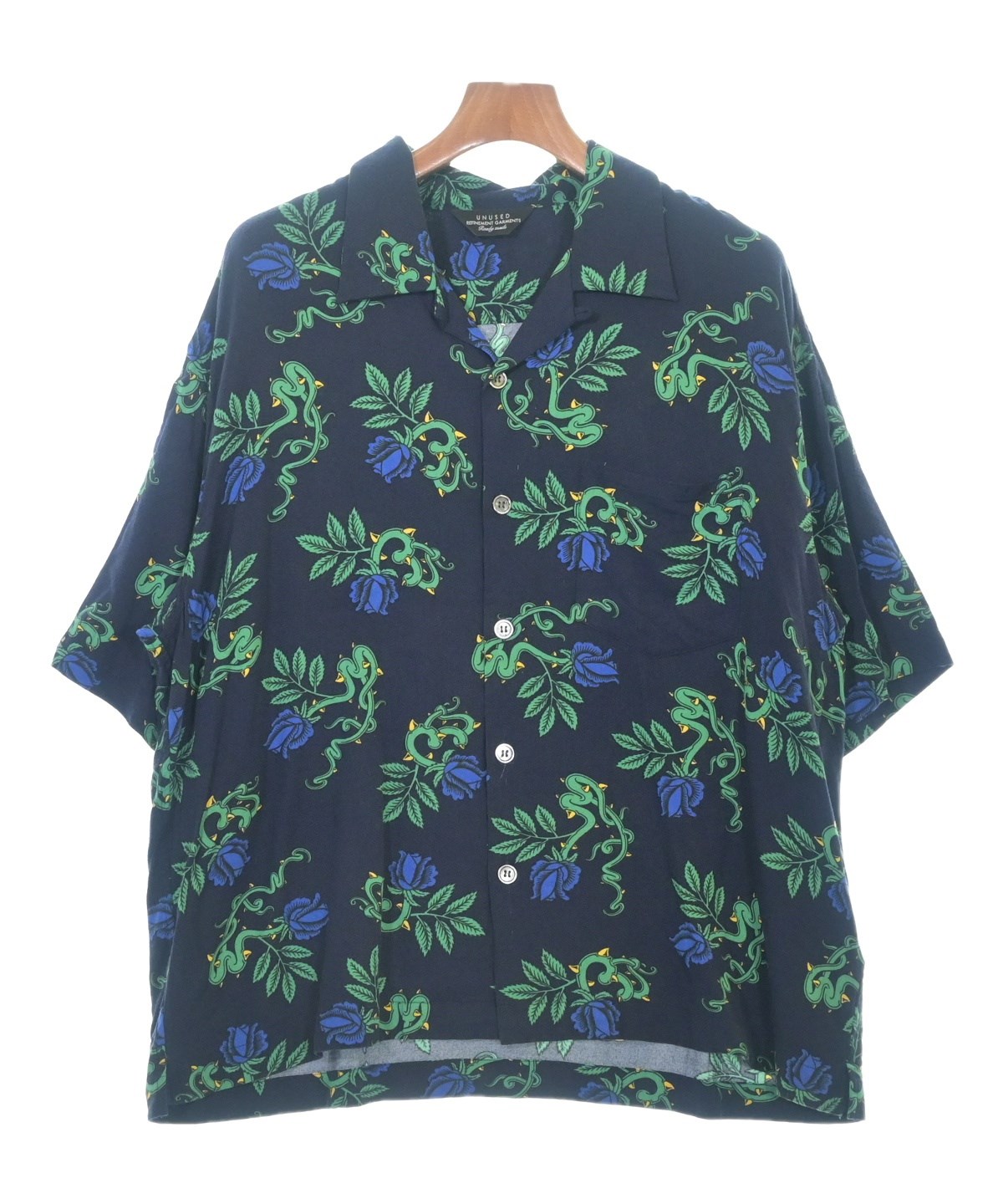 新品未使用タグ付き　UNUSED アンユーズド　半袖シャツ UNUSED (アンユーズド) Short Sleeve Shirt (US2500)/Beige