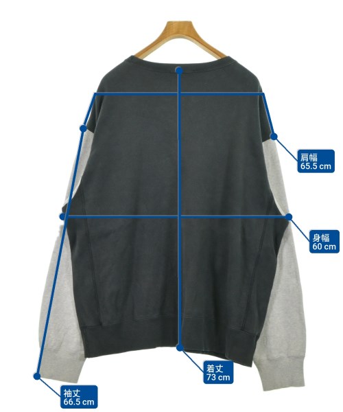 UNUSED（アンユーズド）スウェット 黒 サイズ:4(XL位) メンズ/2200623017050