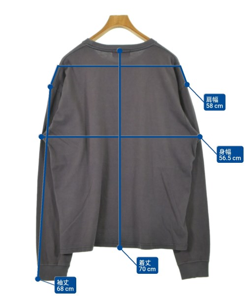 UNUSED（アンユーズド）Tシャツ・カットソー グレー サイズ:4(XL位) メンズ/2200623017098