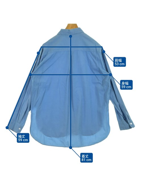 UNUSED（アンユーズド）カジュアルシャツ 青 サイズ:2(M位) メンズ/2200598594341