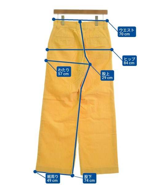 UNUSED（アンユーズド）その他 黄 サイズ:0(XS位) メンズ/2200614123029