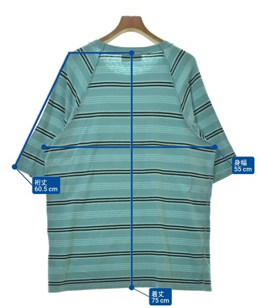 UNUSED（アンユーズド）Tシャツ・カットソー 青 サイズ:3(L位) メンズ/2200621909210